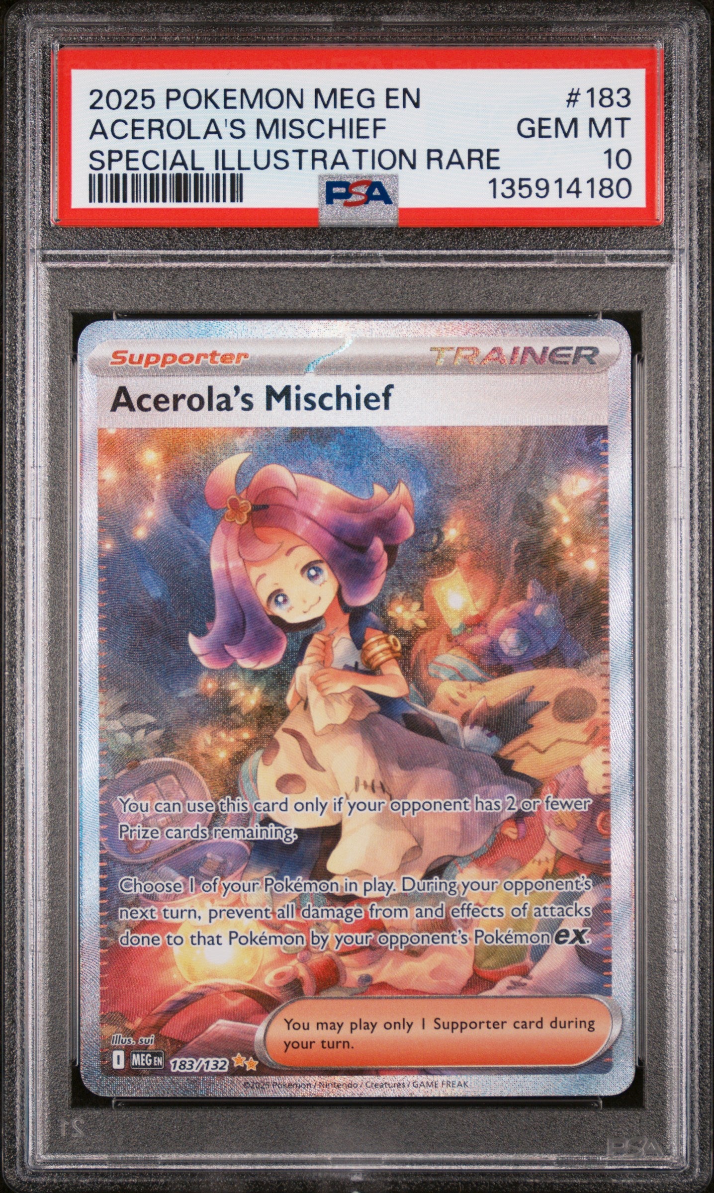 PSA 10 - Acerola's Mischief #183