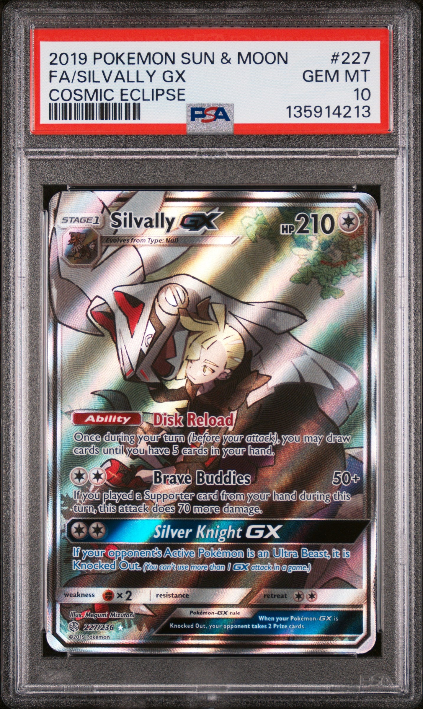 PSA 10 - Silvally GX #227