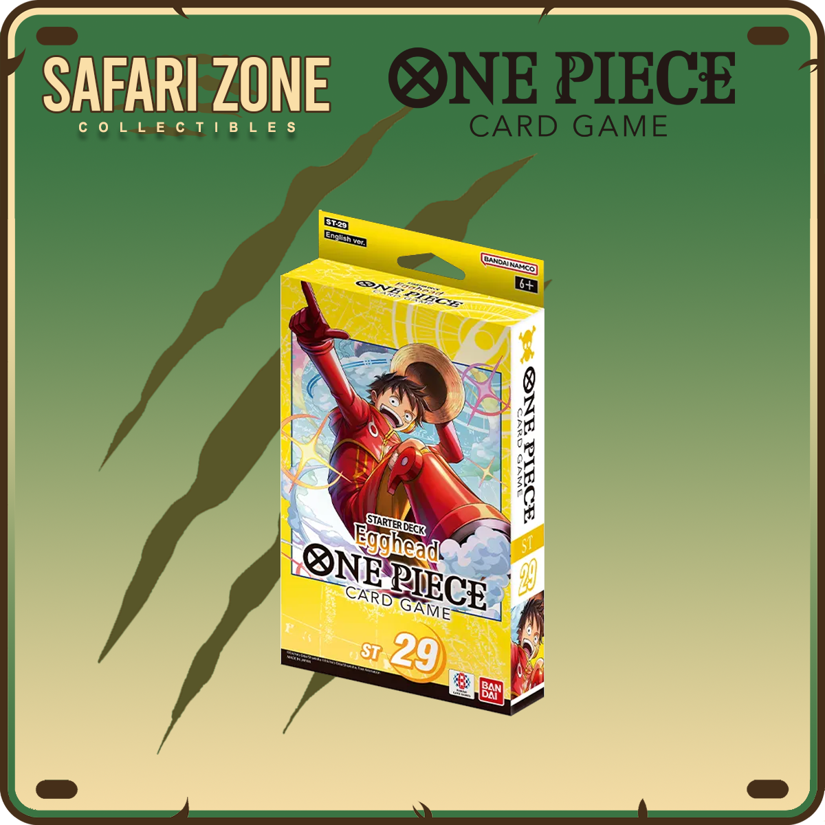 One Piece TCG: ST-29 Egghead Starter Deck – Safari Zone Collectibles