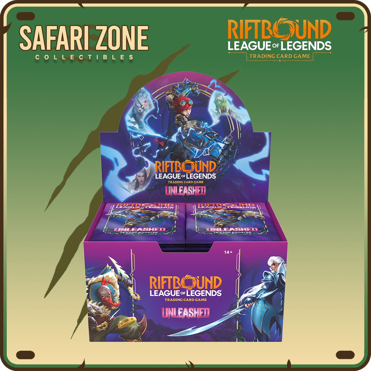 Riftbound TCG - Unleashed Booster Box – Safari Zone Collectibles