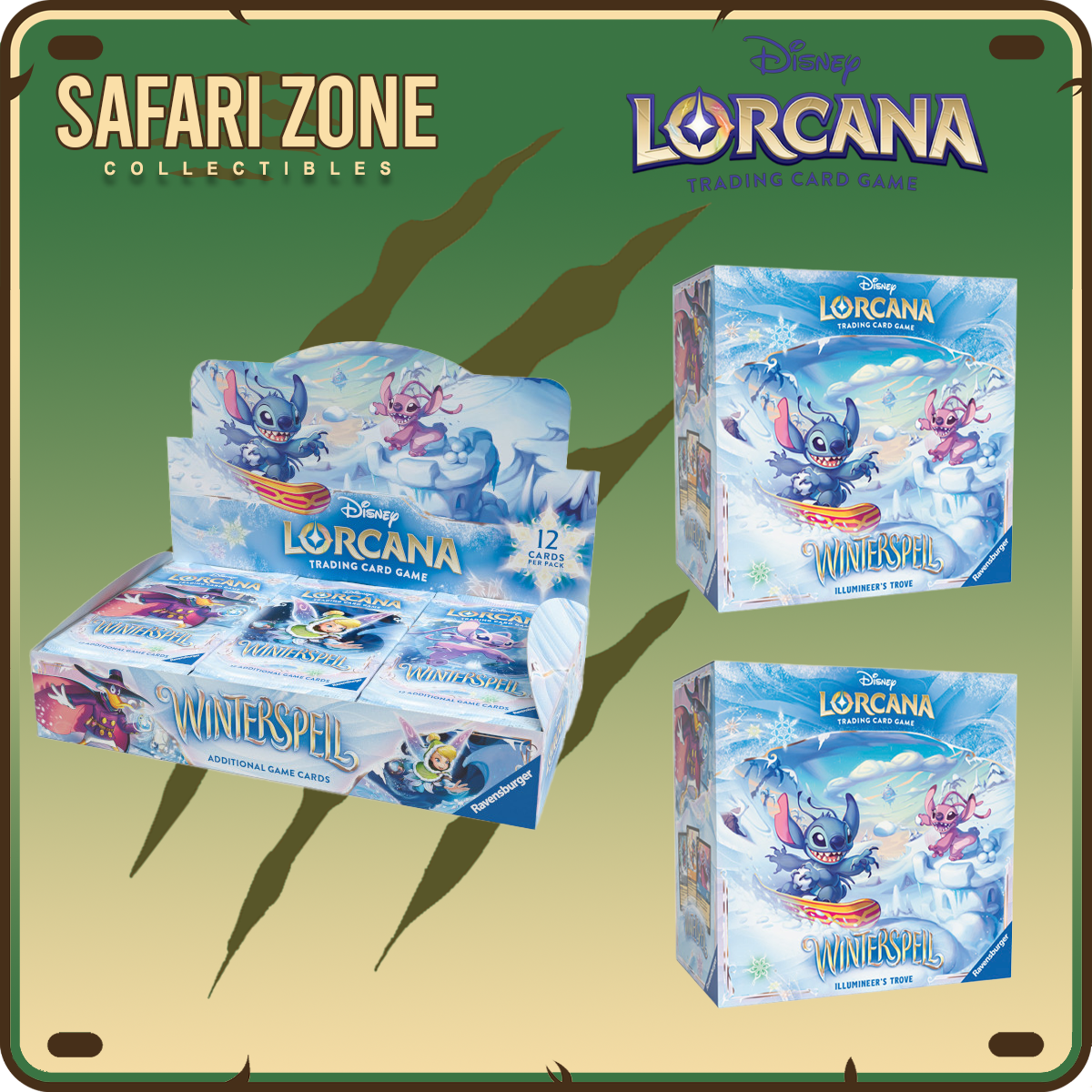 Lorcana TCG: (Set 11) Winterspell Box & Double Trove Bundle (2/20/26)