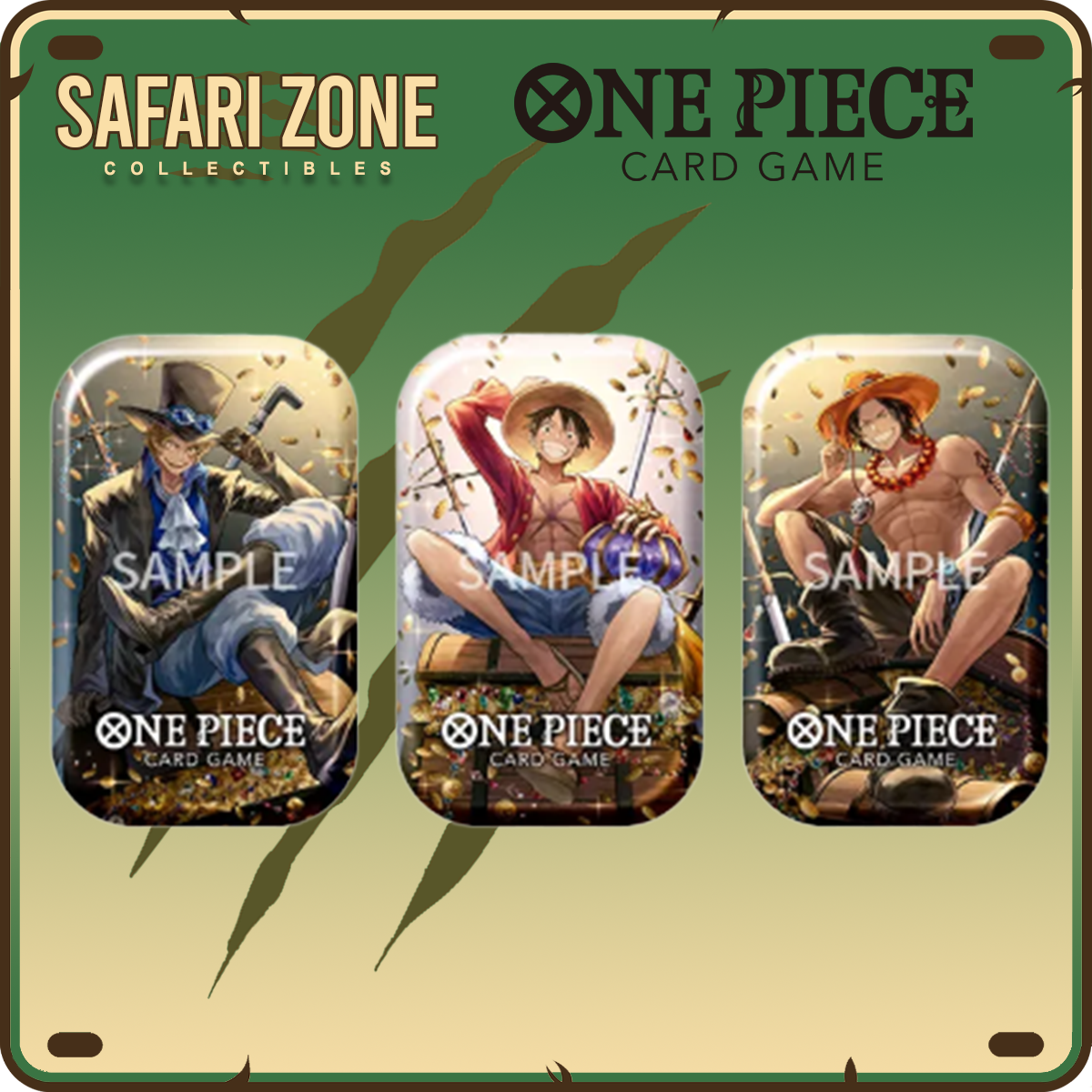 One Piece TCG: Tin Pack Vol 2 - Set of 3