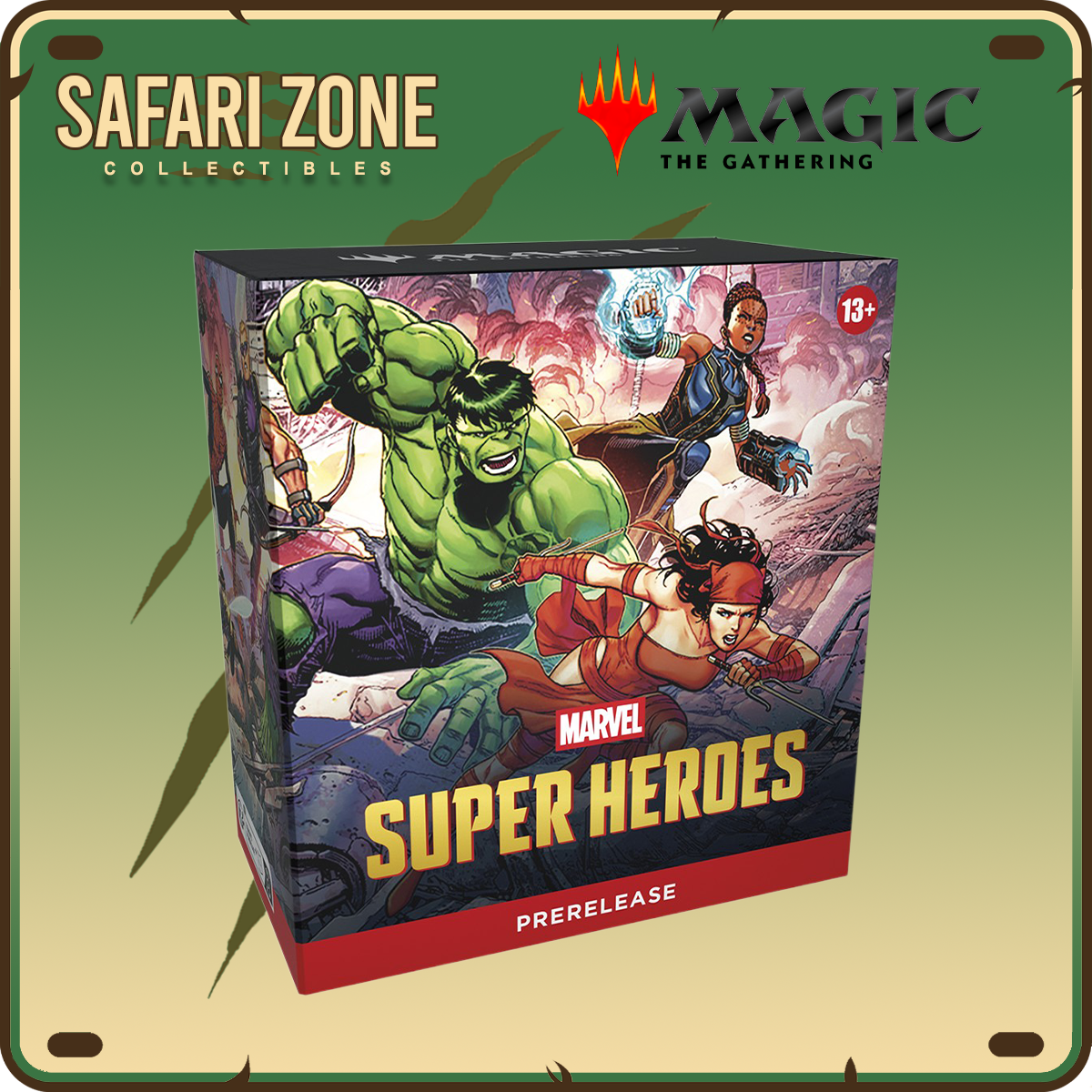 Magic: The Gathering - Marvel Super Heroes Prerelease Kit & 2 Play Packs