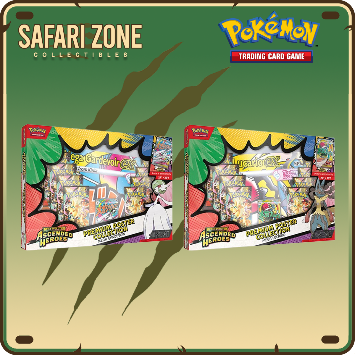 Pokemon TCG: 2.5 Ascended Heroes Premium Poster Collection Set