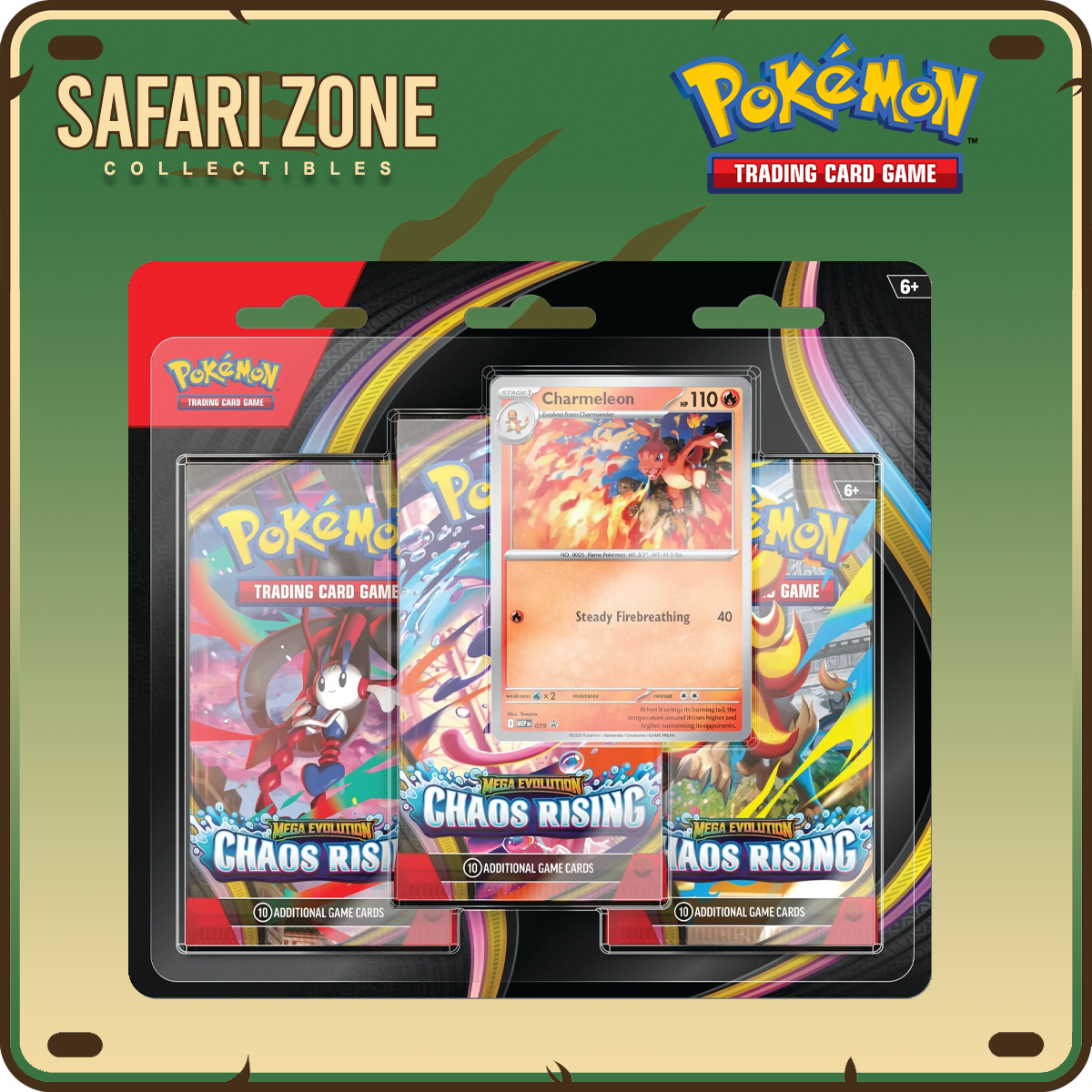 Pokemon TCG: ME04 Chaos Rising 3 Pack Blister