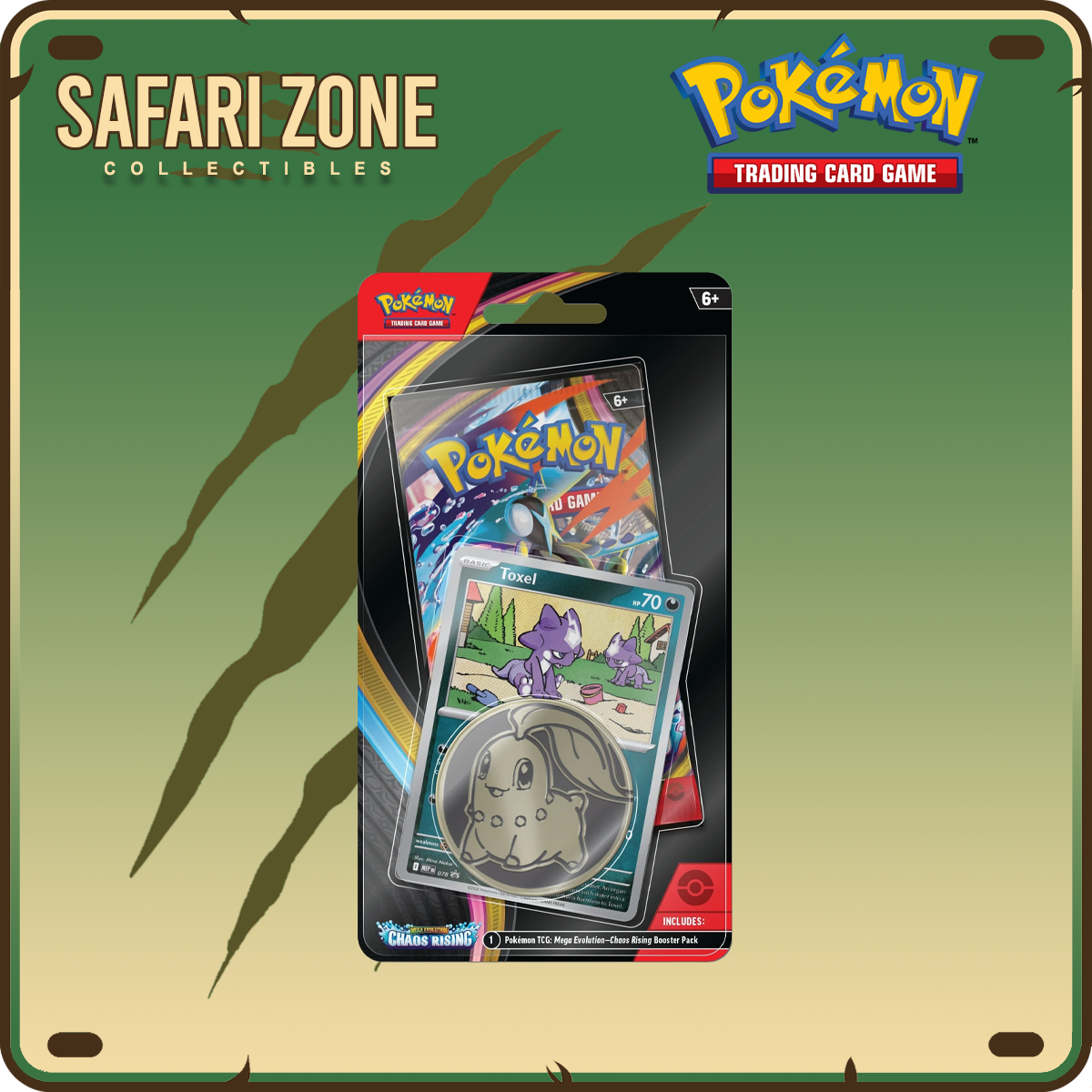 Pokemon TCG: ME04 Chaos Rising Checklane Blister – Safari Zone Collectibles