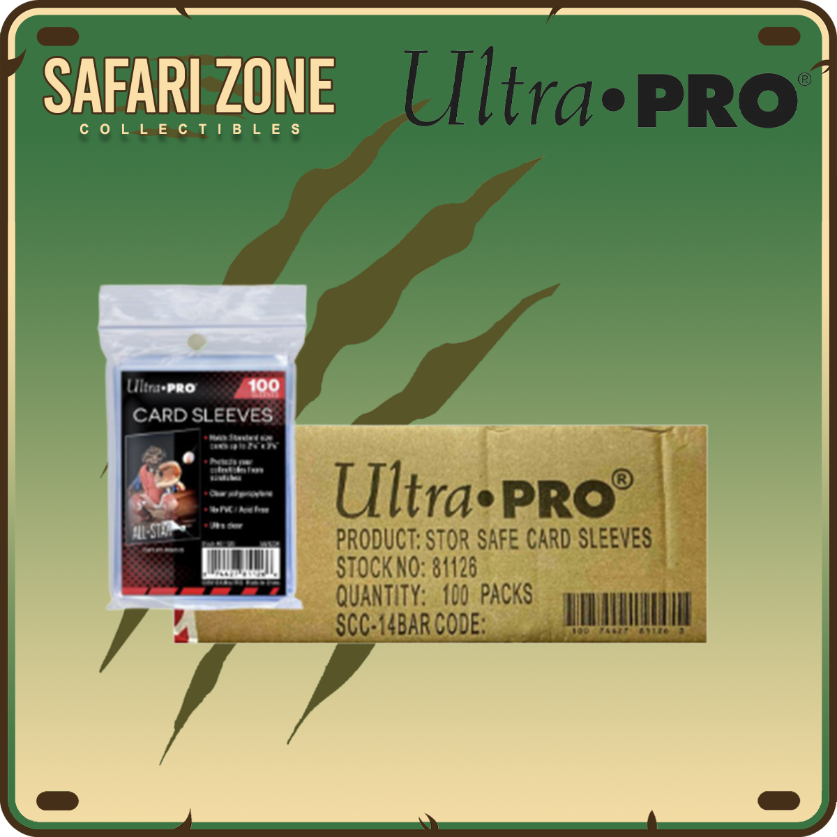 Ultra Pro Sleeves: Standard Soft (Penny Sleeves) 100 Pack Case Safari Zone Collectibles Ultra Pro Sleeves: Standard Soft (Penny Sleeves) 100 Pack Case Safari Zone Collectibles