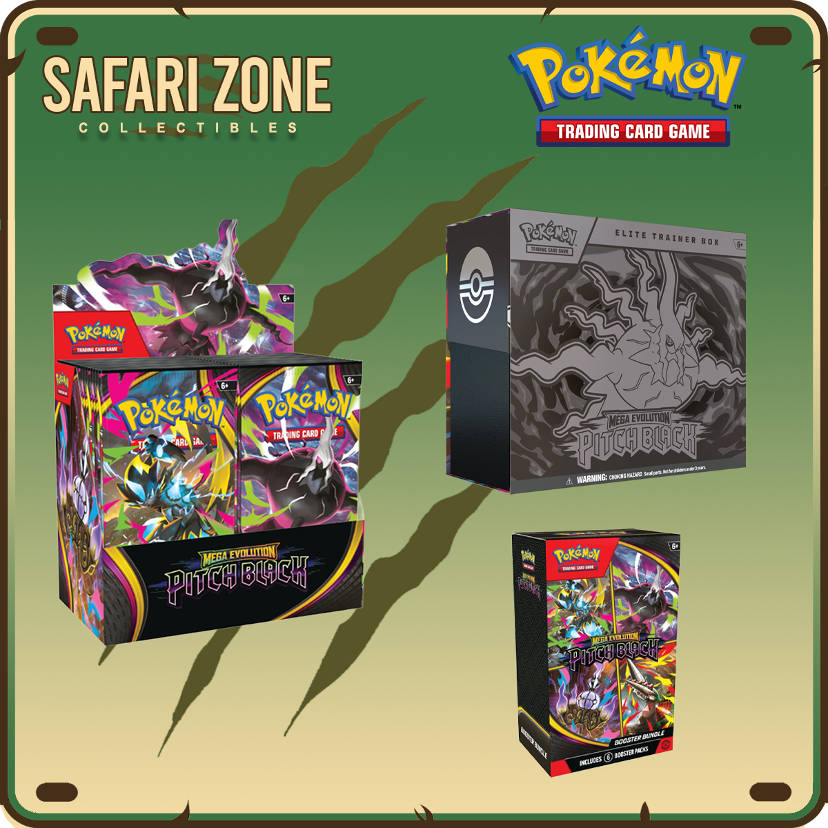 Pokemon TCG: ME05 Pitch Black Bundle - Preorder – Safari Zone