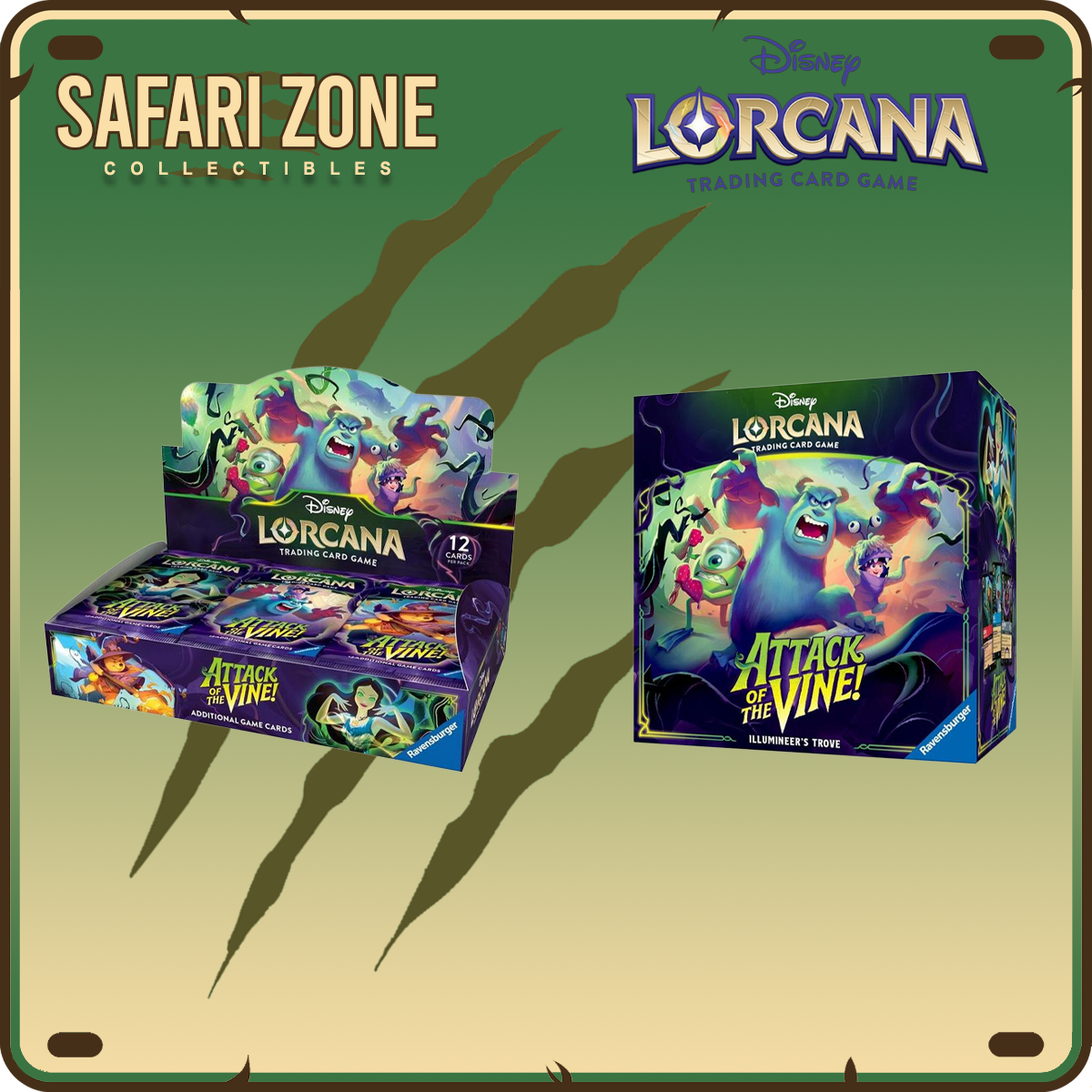 Lorcana TCG: (Set 13) Attack of the Vine Box & Trove Bundle