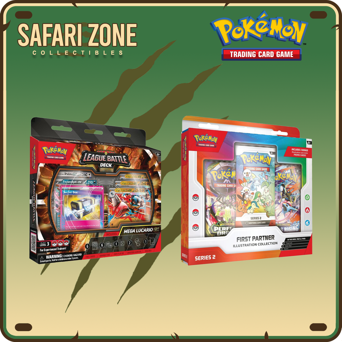 Pokemon TCG: First Partner Illustrator Box Series 2 & Lucario Battle Deck