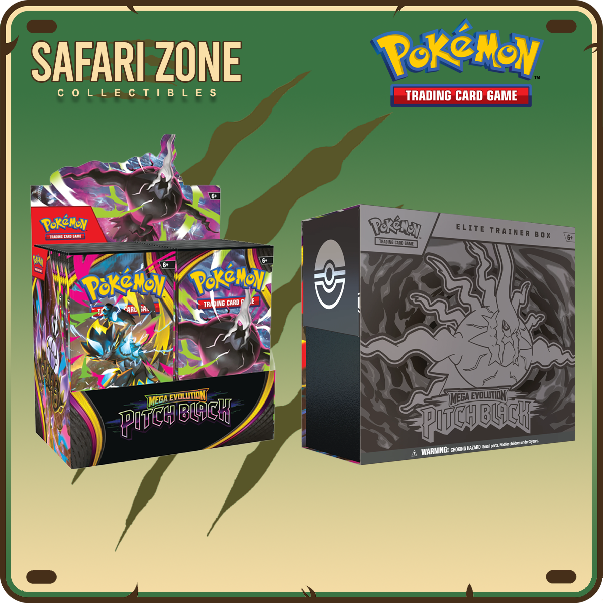 Pokemon TCG: ME05 Pitch Black Booster Box & ETB Combo