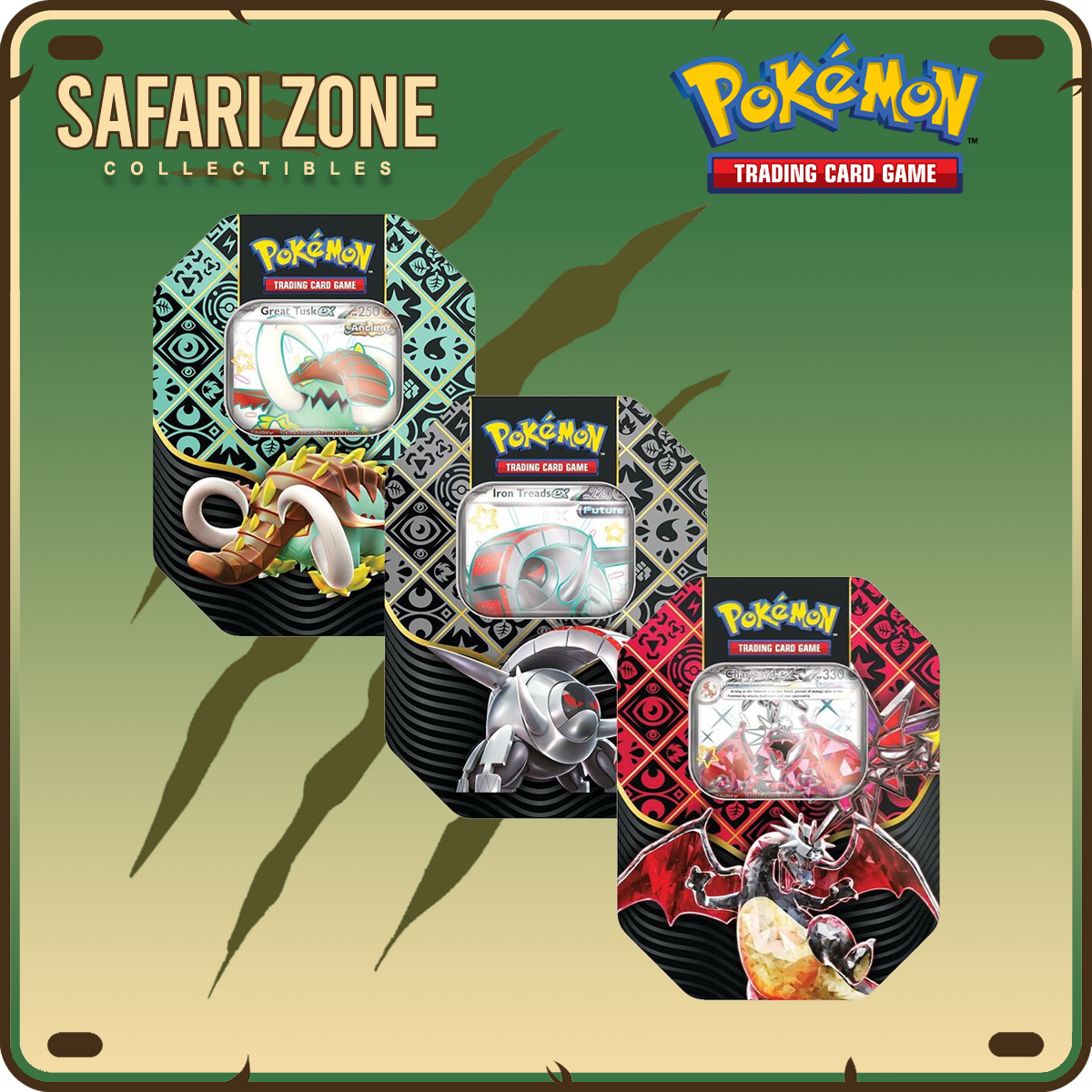 Pokemon TCG: Paldean Fates International Tin SET