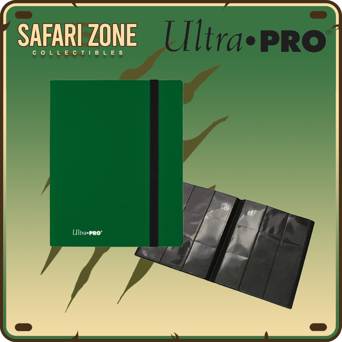 Ultra Pro: 9-Pocket Forest Green Binder