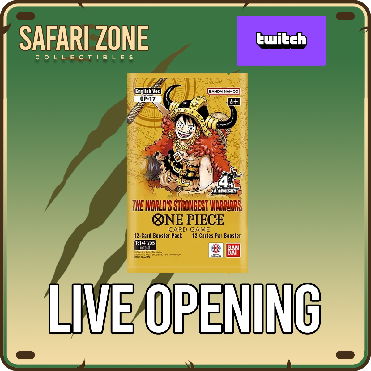 The Worlds Greatest Warrior OP-17 Booster Pack - Live Opening