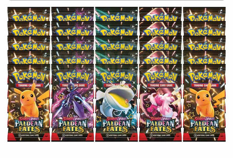 Pokemon Loose Packs: 25 Count Paldean Fates