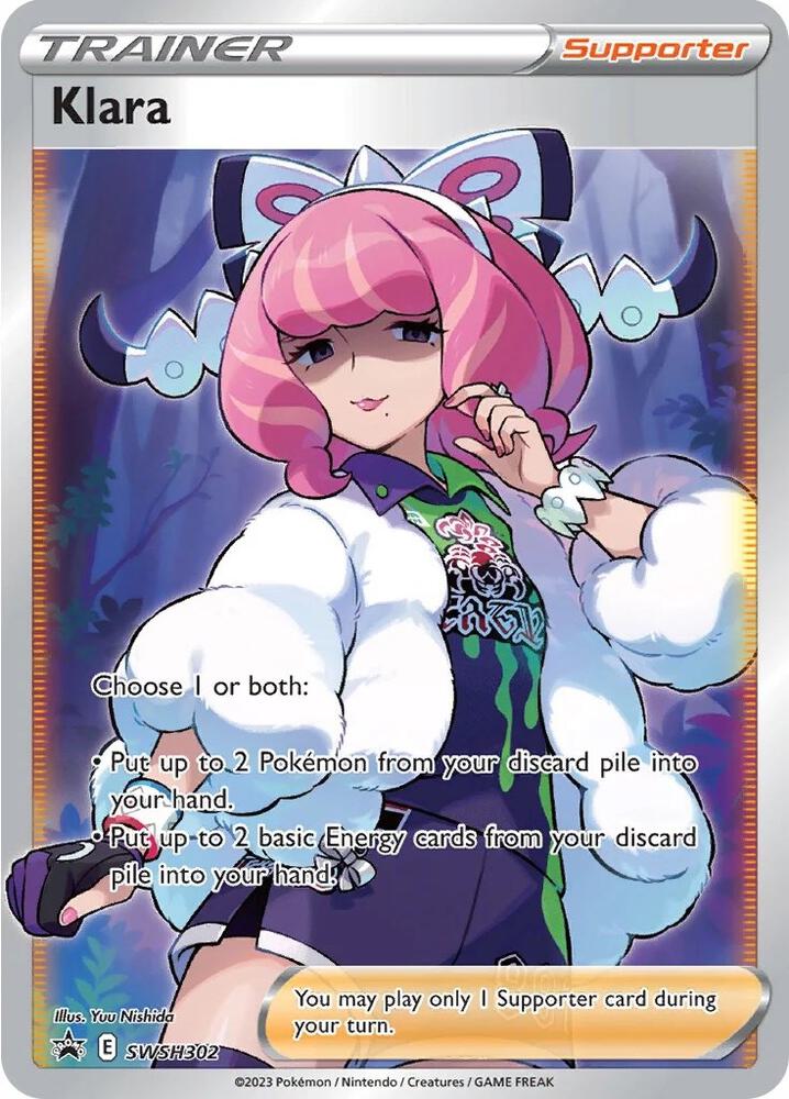 PKMN Singles: Klara - Full Art Promo SWSH302