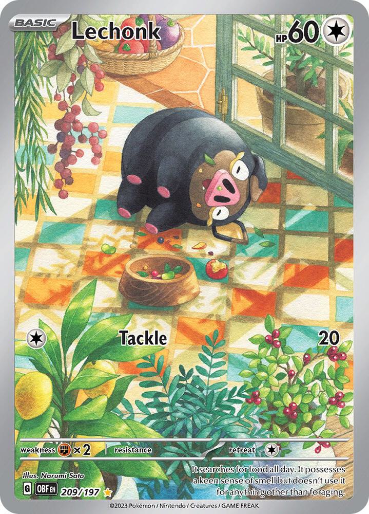 PKMN Singles - Lechonk - 209/197