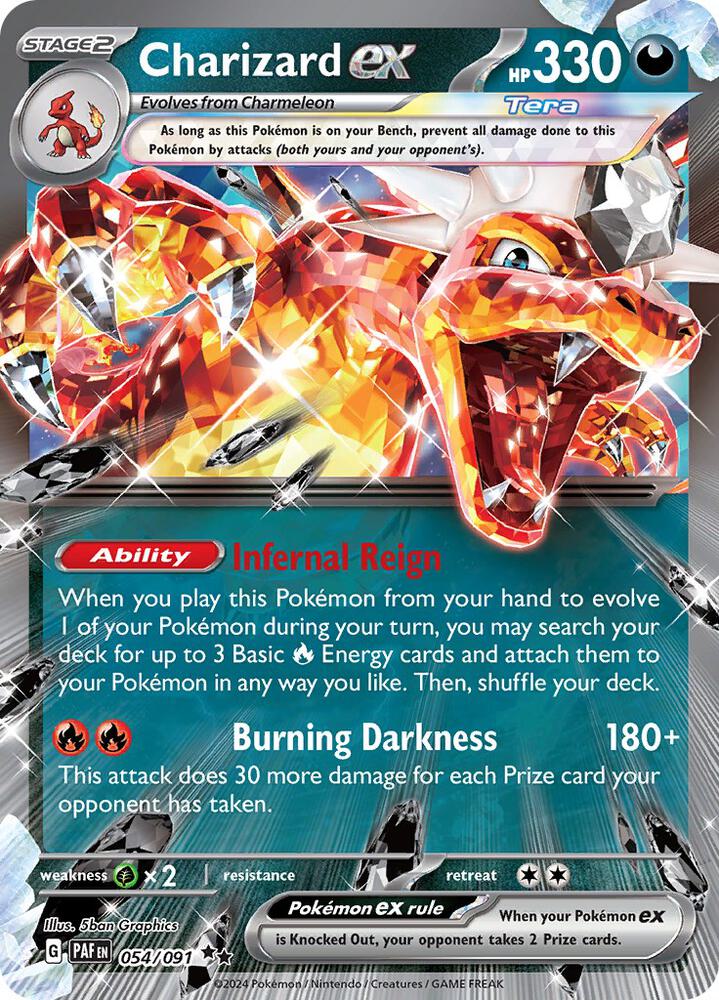 PKMN Singles - Charizard ex - 054/091