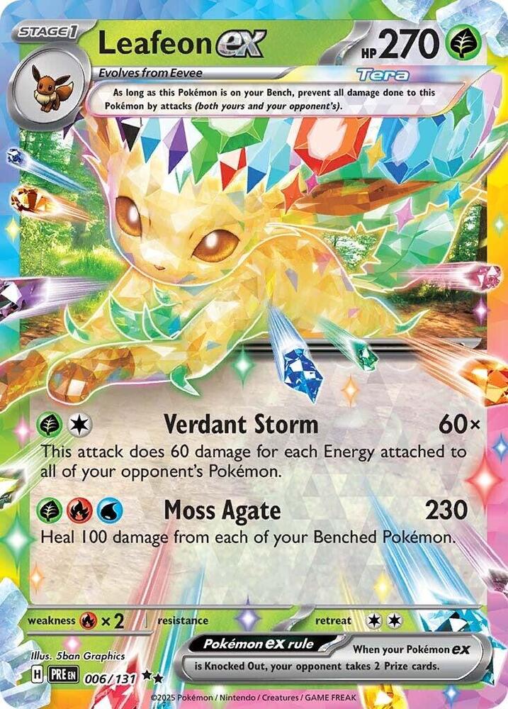 PKMN Singles - Leafeon ex - 006/131