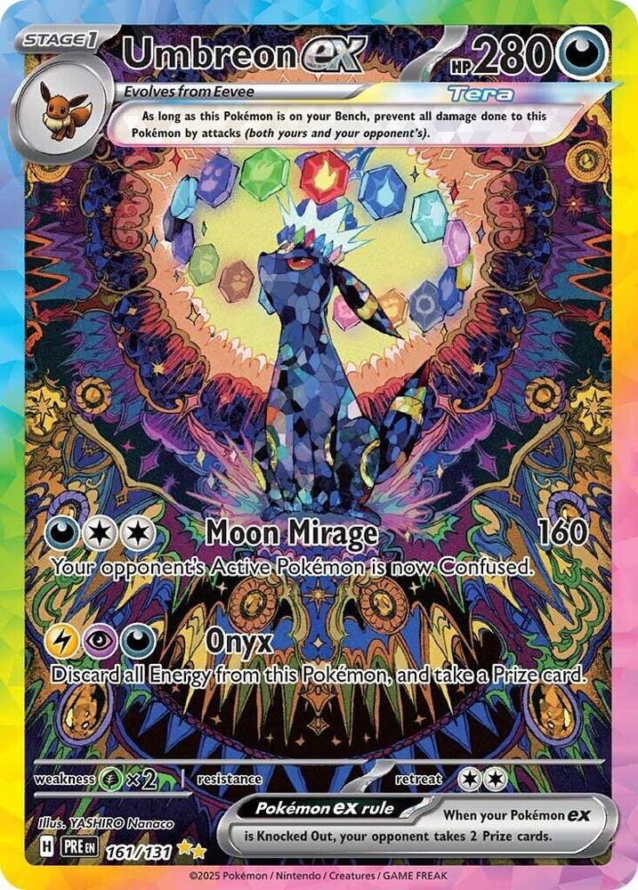 PKMN Singles - Umbreon ex Alt Art - 161/131