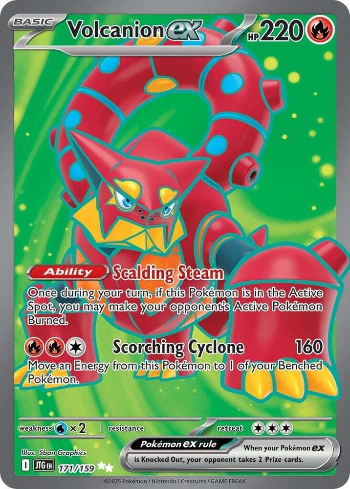 PKMN Singles - Volcanion ex - 171/159