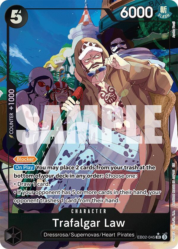 OP Singles - Trafalgar Law (Alternate Art) - Extra Booster: Anime 25th Collection (EB-02)