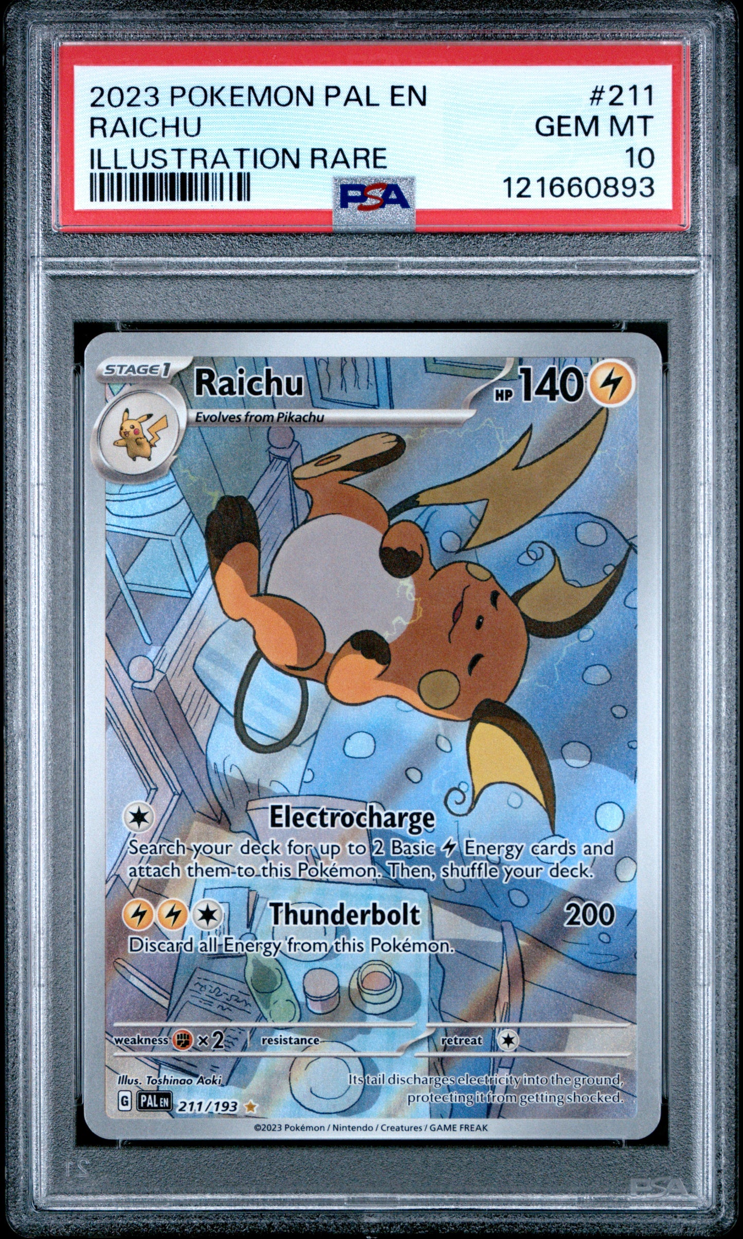 PSA 10 - Raichu 211/193