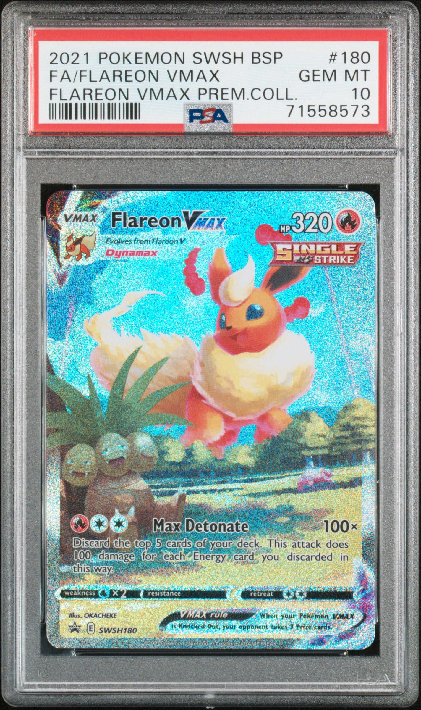 PSA 10 - Flareon VMAX Promo SWSH180