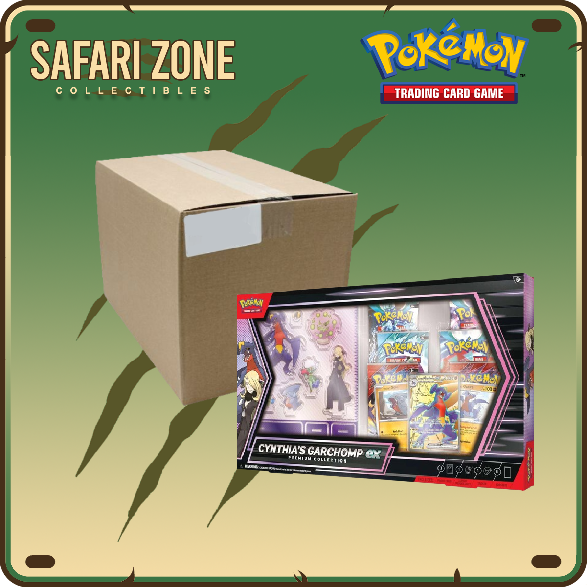 Pokemon: Cynthia's Garchomp ex Premium Collection Case