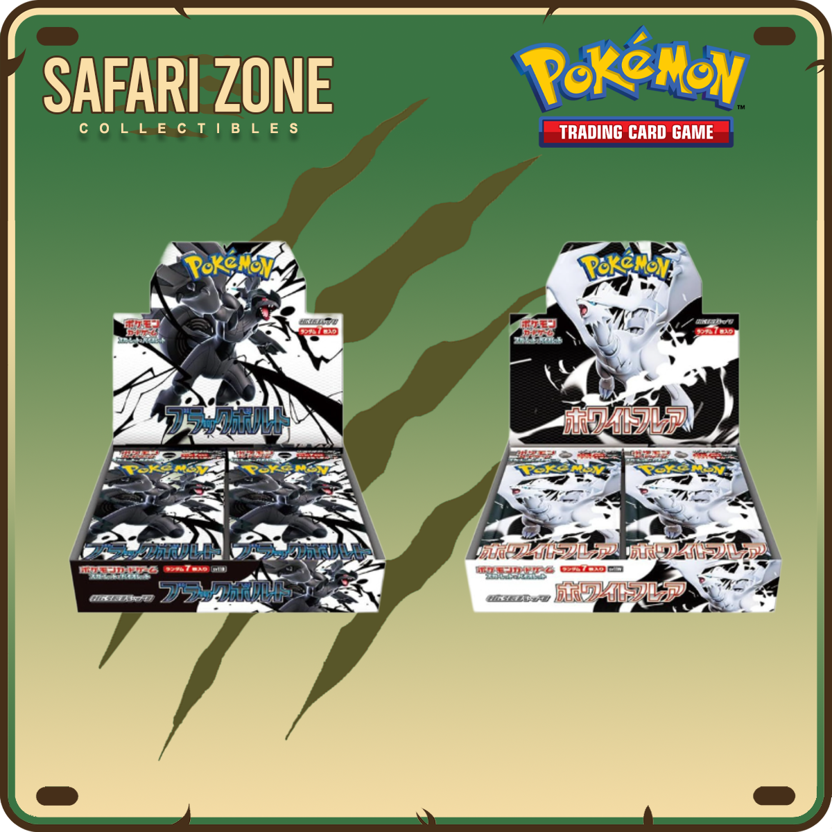 Pokemon: Japanese Black Bolt & White Flair Booster Box Set