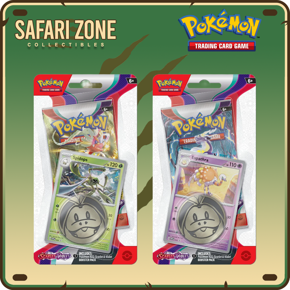 Pokemon TCG: SV01 Scarlet & Violet Checklane Blister Set
