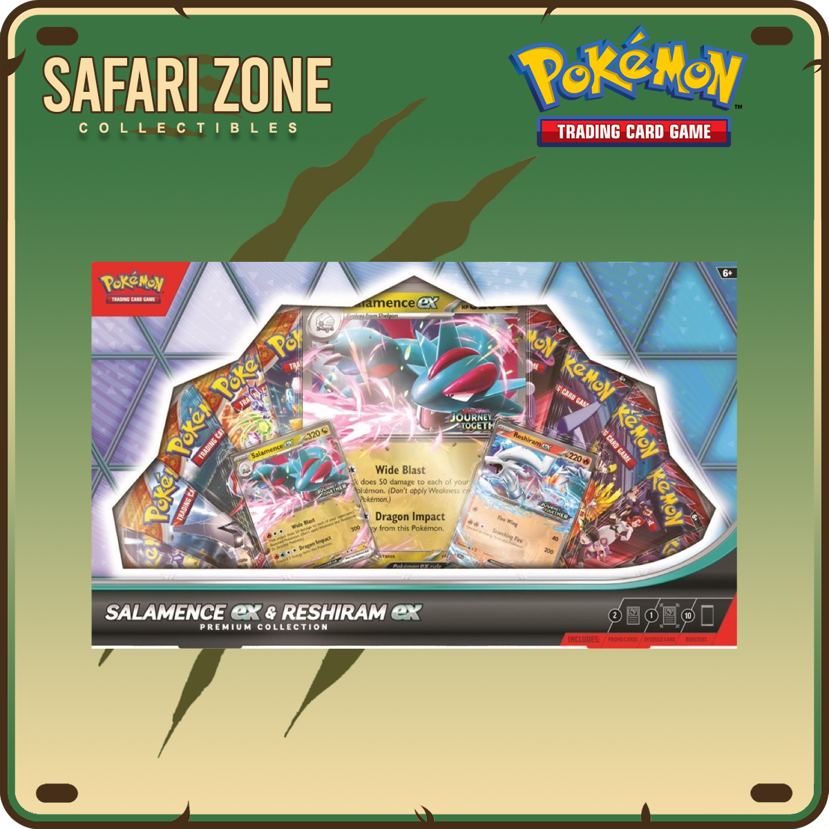Pokemon TCG: Salamence ex & Reshiram ex Premium Collection