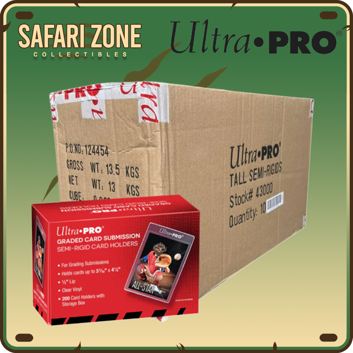 Ultrapro: Tall Semi-Rigid Card Holders Case