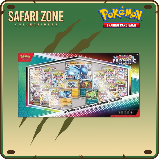Pokemon TCG: Prismatic Lucario ex & Tyranitar ex Premium Box