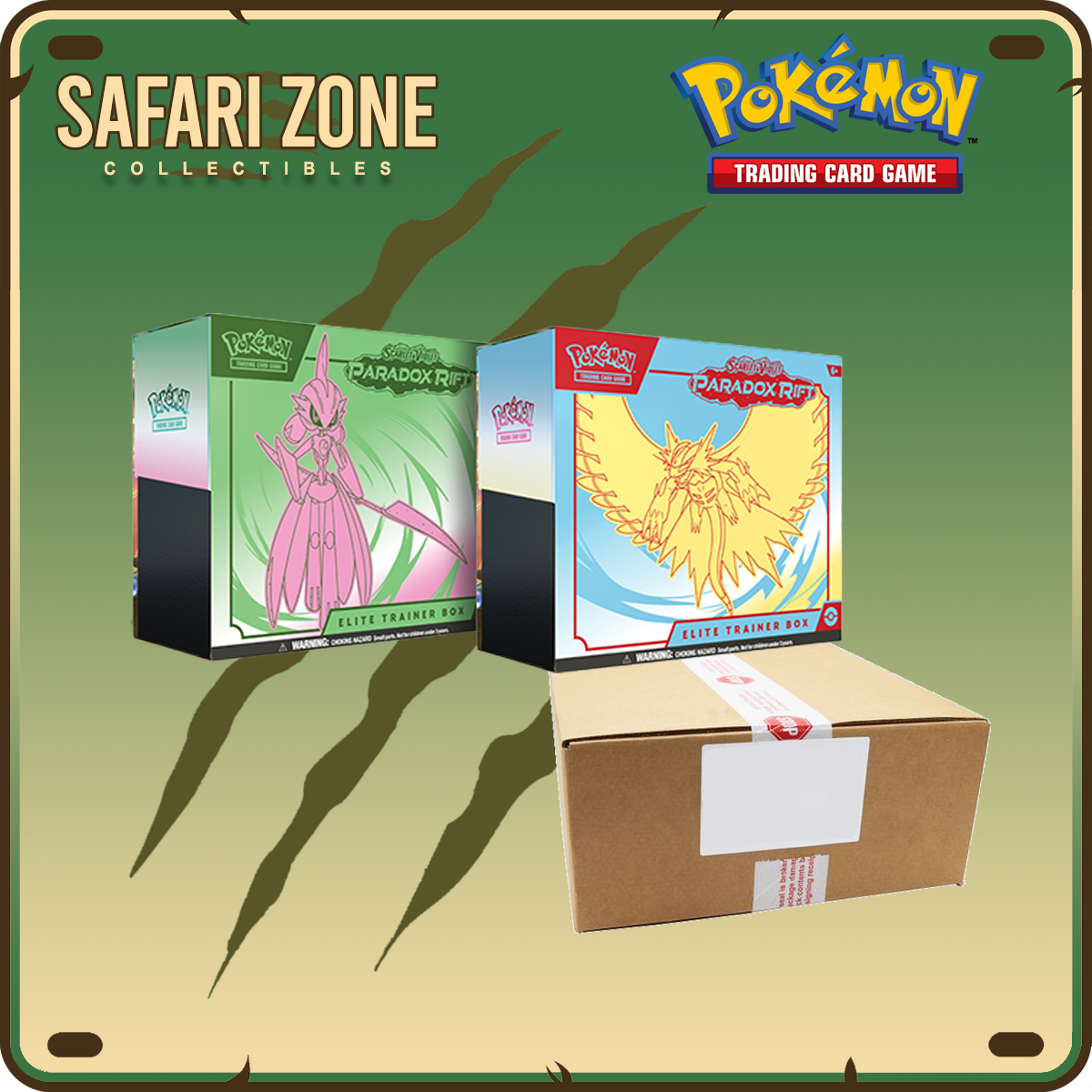 Pokemon: Paradox Rift Elite Trainer Box Case