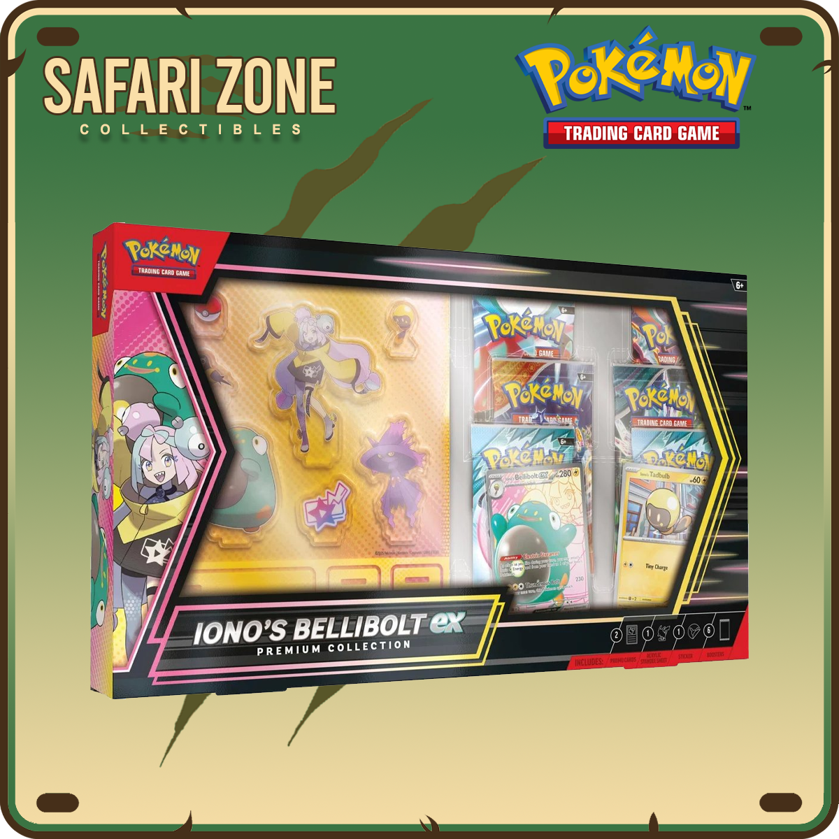 Pokemon: Iono's Bellibolt ex Premium Collection