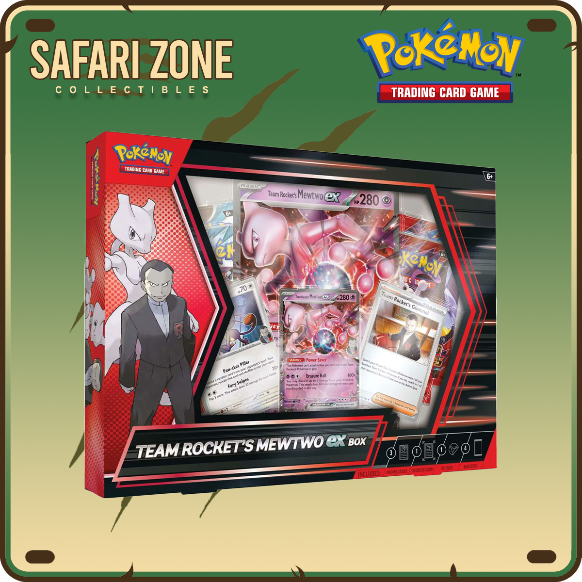 Pokemon: Team Rocket's Mewtwo ex Box (ONE BOX LIMIT)