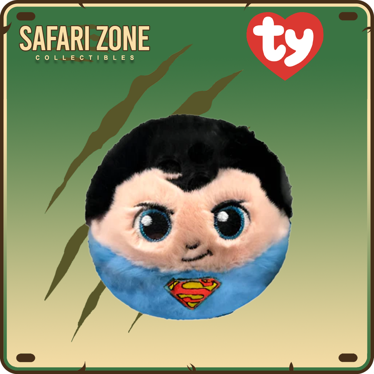 TY Beanie Babies - Superman - Bouncer