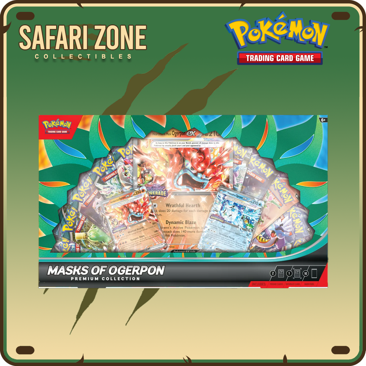 Pokemon: Masks of Ogerpon ex Premium Collection Box
