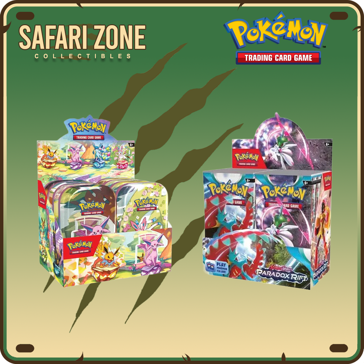Pokemon: Prismatic Mini Tin Display & Paradox Box