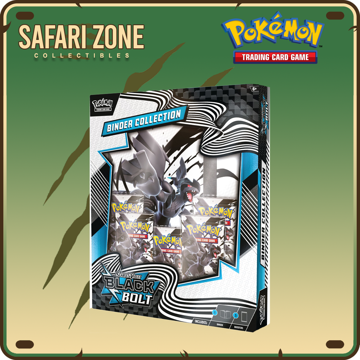 Pokemon: SV10.5 Black Bolt Binder Collection