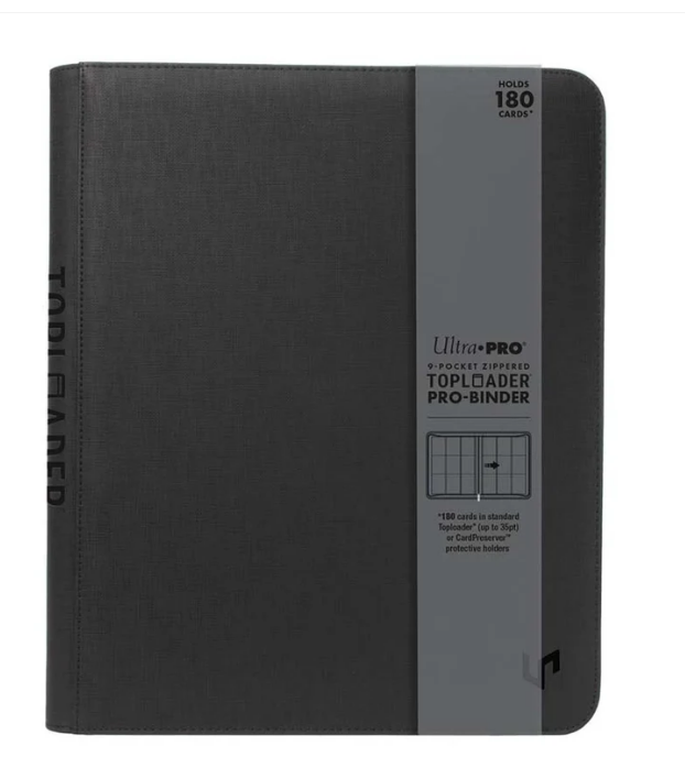 Ultra Pro: 9 Pocket Toploader Binder - Zippered