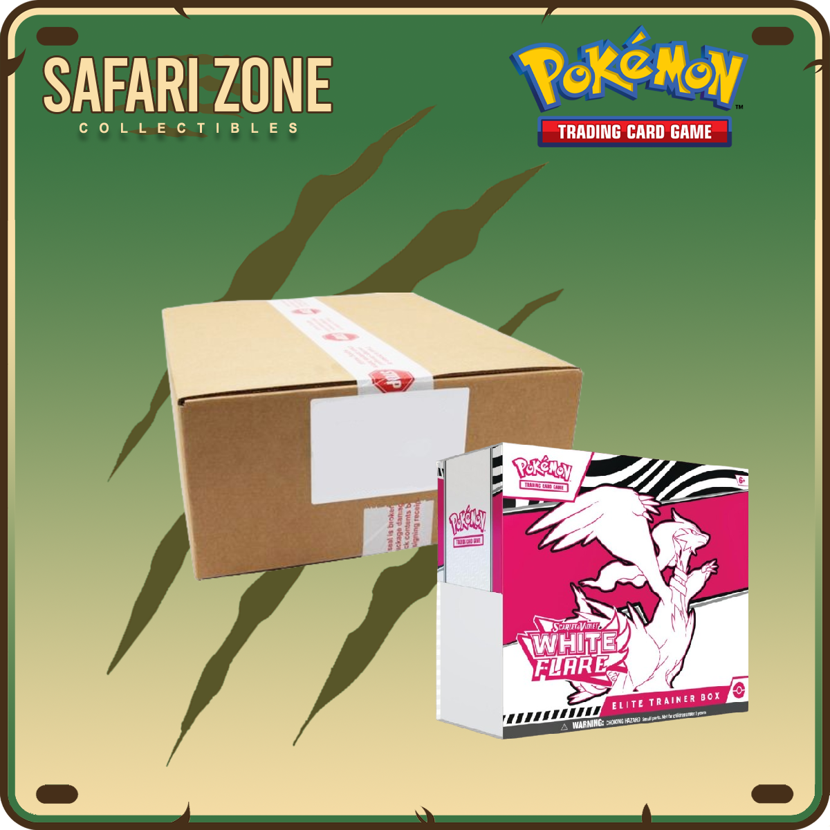 Pokemon: SV10.5 White Flare Elite Trainer Box Case