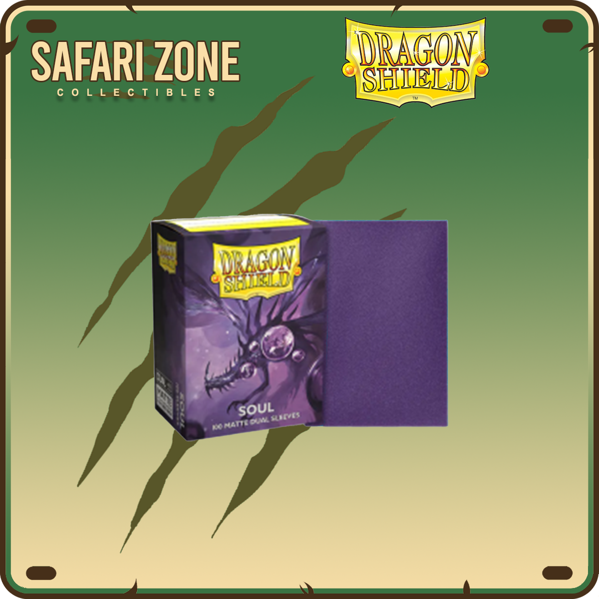 Dragon Shield: Standard Size Sleeves 100 count Dual Matte - Soul