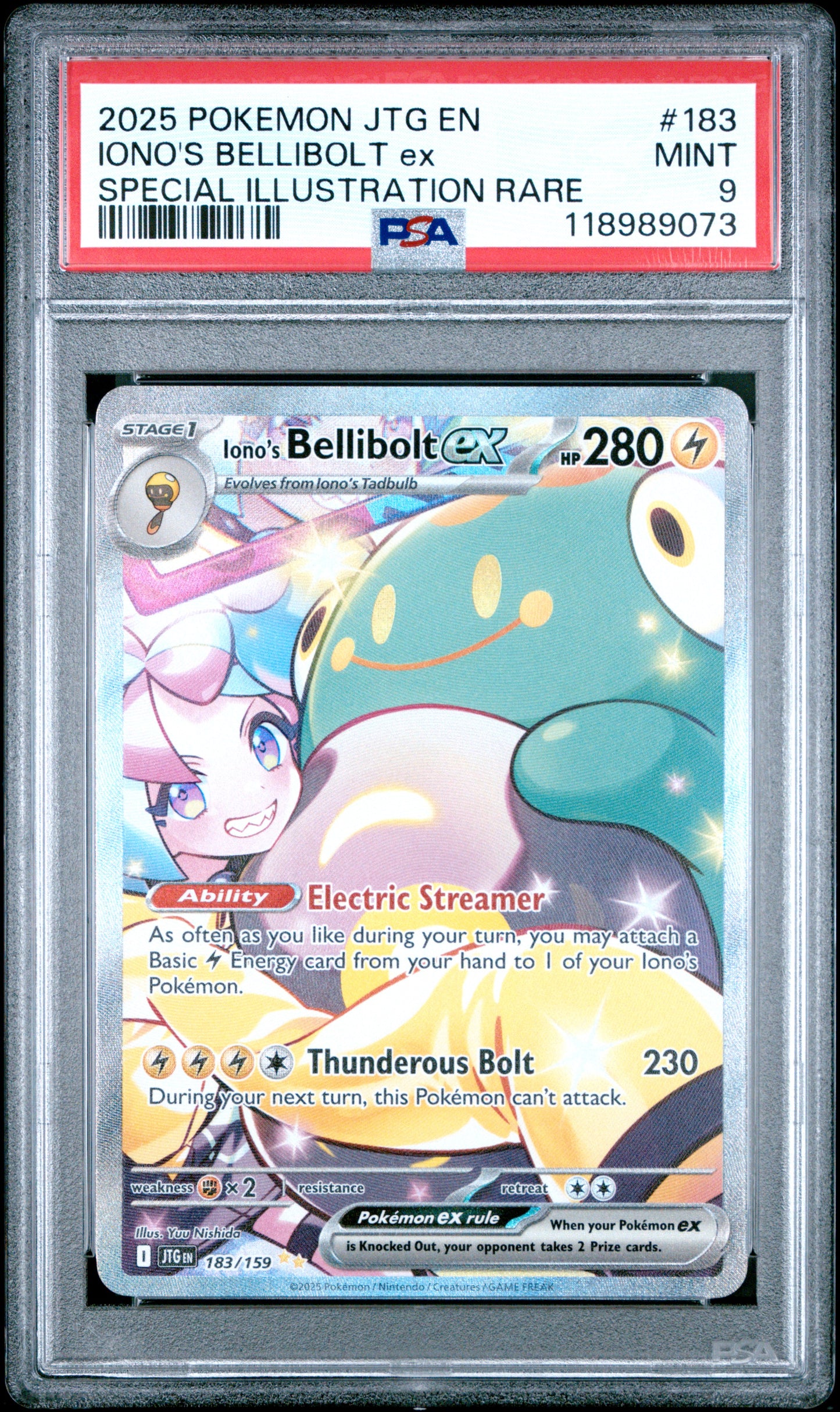 PSA 9 -Ionos Bellibolt ex SIR - 183/159