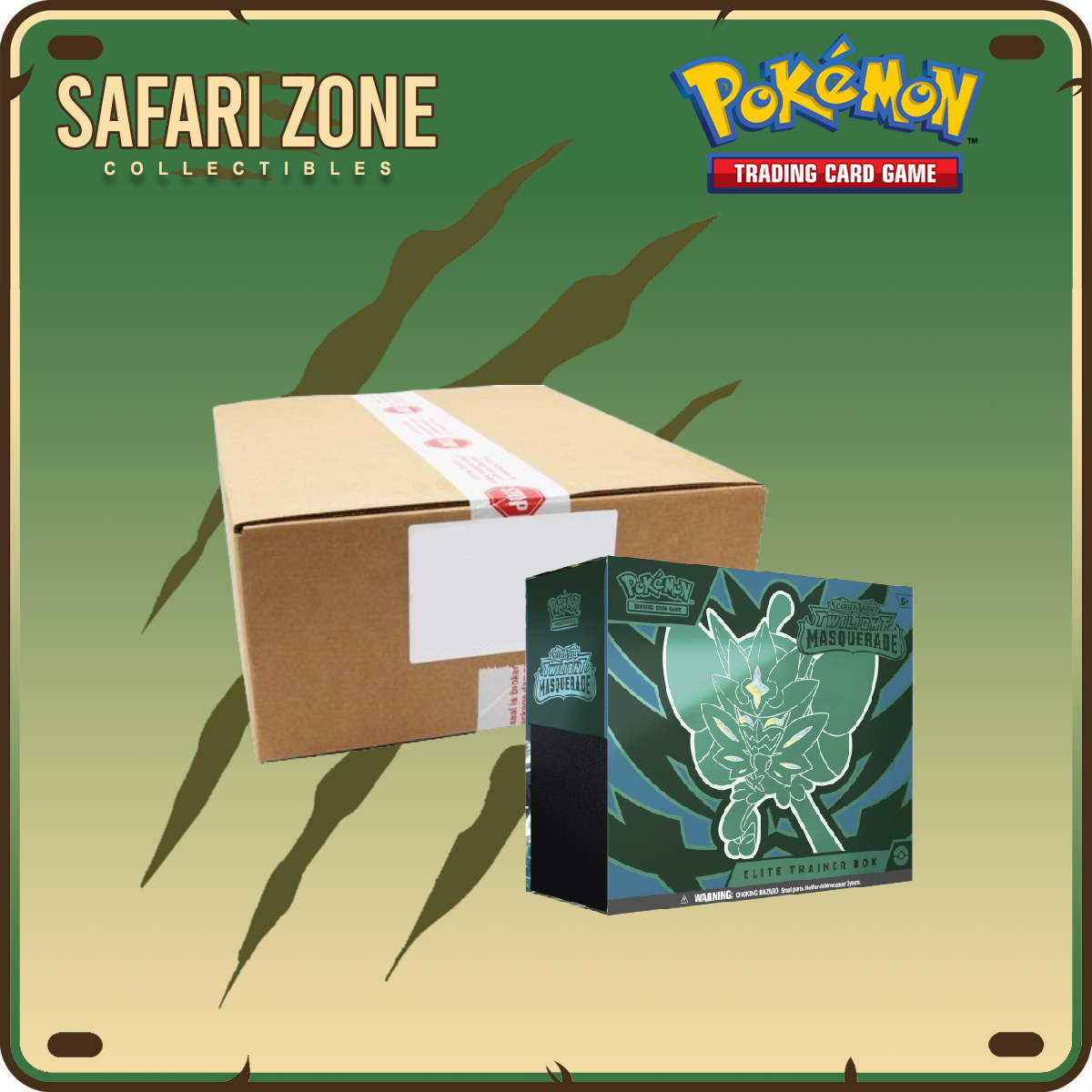 Pokemon: SV06 Twilight Masquerade Elite Trainer Box Case