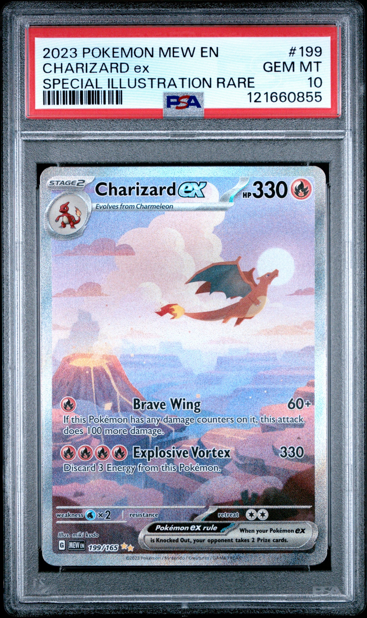 PSA 10 - Charizard ex 199/165