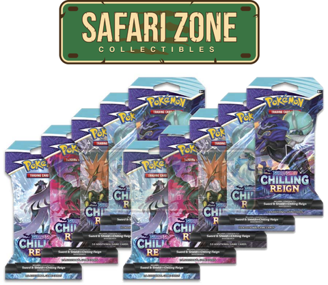 Pokemon: Chilling Reign 10 Sleeved Booster Bundle