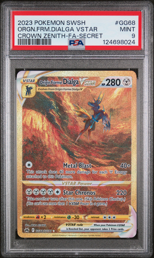 PSA 9 - Origin Forme Dialga VSTAR GG68