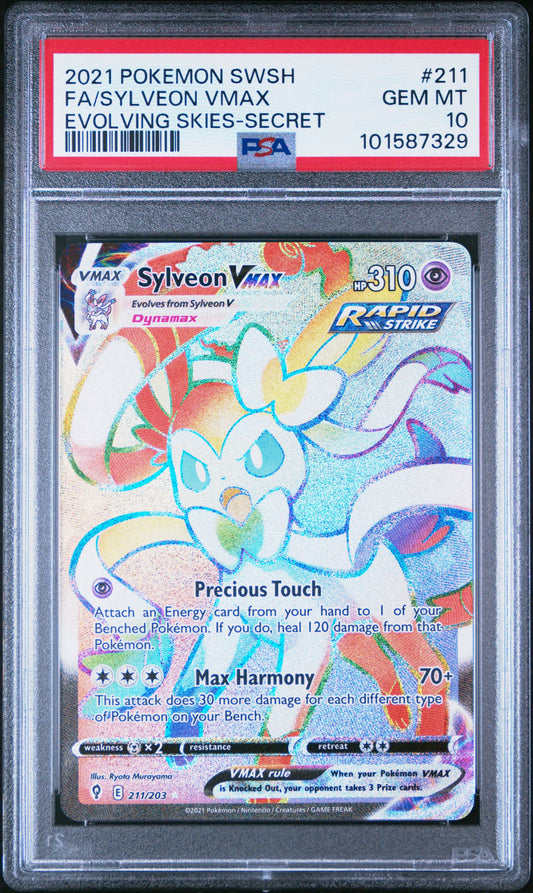 PSA 10 - Sylveon VMAX Secret - 211/203